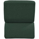  Manufacturer Color_Green -- Desiree Green Boucle Fabric Upholstered Accent Chair IMAGE 3