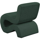 Meridian Desiree Green Boucle Fabric Accent Chair IMAGE 6