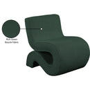  Manufacturer Color_Green -- Desiree Green Boucle Fabric Upholstered Accent Chair IMAGE 9