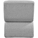  Manufacturer Color_Grey -- Desiree Grey Boucle Fabric Upholstered Accent Chair IMAGE 3