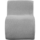  Manufacturer Color_Grey -- Desiree Grey Boucle Fabric Upholstered Accent Chair IMAGE 4