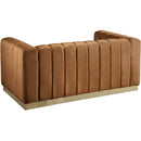 Manufacturer Color_Saddle -- Marlon 62.5" Saddle Velvet Upholstered Loveseat IMAGE 3