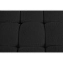 Meridian Ames Black Boucle Fabric Corner IMAGE 8