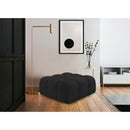 Manufacturer Color_Black -- Meridian Ames Fabric Ottoman IMAGE 2