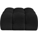  Manufacturer Color_Black -- Meridian Ames Fabric Ottoman IMAGE 3