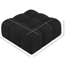  Manufacturer Color_Black -- Meridian Ames Fabric Ottoman IMAGE 7