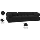  Manufacturer Color_Black -- Meridian Ames Fabric 3 pc Sectional IMAGE 12