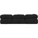  Manufacturer Color_Black -- Meridian Ames Fabric 3 pc Sectional IMAGE 3