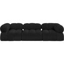  Manufacturer Color_Black -- Meridian Ames Fabric 3 pc Sectional IMAGE 4