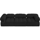  Manufacturer Color_Black -- Meridian Ames Fabric 3 pc Sectional IMAGE 5