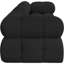  Manufacturer Color_Black -- Meridian Ames Fabric 3 pc Sectional IMAGE 7