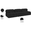  Manufacturer Color_Black -- Meridian Ames Fabric 3 pc Sectional IMAGE 10