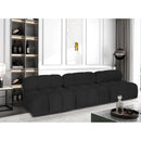  Manufacturer Color_Black -- Meridian Ames Fabric 3 pc Sectional IMAGE 2