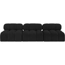  Manufacturer Color_Black -- Meridian Ames Fabric 3 pc Sectional IMAGE 4