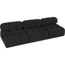  Manufacturer Color_Black -- Meridian Ames Fabric 3 pc Sectional IMAGE 5