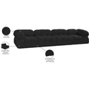  Manufacturer Color_Black -- Meridian Ames Fabric 4 pc Sectional IMAGE 12