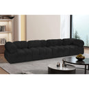  Manufacturer Color_Black -- Meridian Ames Fabric 4 pc Sectional IMAGE 2