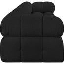  Manufacturer Color_Black -- Meridian Ames Fabric 4 pc Sectional IMAGE 7