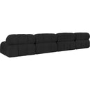  Manufacturer Color_Black -- Meridian Ames Fabric 4 pc Sectional IMAGE 6