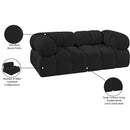  Manufacturer Color_Black -- Meridian Ames Fabric 2 pc Sectional IMAGE 11