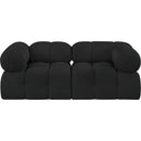  Manufacturer Color_Black -- Meridian Ames Fabric 2 pc Sectional IMAGE 4