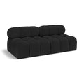  Manufacturer Color_Black -- Meridian Ames Fabric 2 pc Sectional IMAGE 1