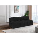  Manufacturer Color_Black -- Meridian Ames Fabric 2 pc Sectional IMAGE 2