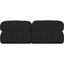 Manufacturer Color_Black -- Meridian Ames Fabric 2 pc Sectional IMAGE 3