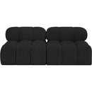  Manufacturer Color_Black -- Meridian Ames Fabric 2 pc Sectional IMAGE 4
