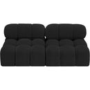  Manufacturer Color_Black -- Meridian Ames Fabric 2 pc Sectional IMAGE 5