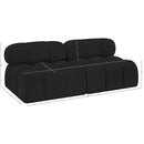  Manufacturer Color_Black -- Meridian Ames Fabric 2 pc Sectional IMAGE 9