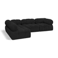  Manufacturer Color_Black -- Meridian Ames Fabric 4 pc Sectional IMAGE 1