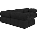  Manufacturer Color_Black -- Meridian Ames Fabric 4 pc Sectional IMAGE 6