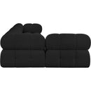  Manufacturer Color_Black -- Meridian Ames Fabric 4 pc Sectional IMAGE 7