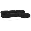  Manufacturer Color_Black -- Meridian Ames Fabric 4 pc Sectional IMAGE 15