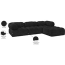  Manufacturer Color_Black -- Meridian Ames Fabric 4 pc Sectional IMAGE 16