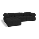  Manufacturer Color_Black -- Meridian Ames Fabric 4 pc Sectional IMAGE 1