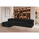  Manufacturer Color_Black -- Meridian Ames Fabric 4 pc Sectional IMAGE 2