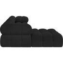  Manufacturer Color_Black -- Meridian Ames Fabric 4 pc Sectional IMAGE 7