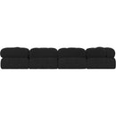  Manufacturer Color_Black -- Meridian Ames Fabric 5 pc Sectional IMAGE 3
