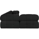  Manufacturer Color_Black -- Meridian Ames Fabric 5 pc Sectional IMAGE 7
