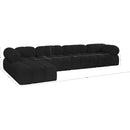  Manufacturer Color_Black -- Meridian Ames Fabric 5 pc Sectional IMAGE 13