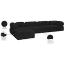  Manufacturer Color_Black -- Meridian Ames Fabric 5 pc Sectional IMAGE 14