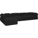  Manufacturer Color_Black -- Meridian Ames Fabric 5 pc Sectional IMAGE 6