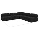  Manufacturer Color_Black -- Meridian Ames Fabric 5 pc Sectional IMAGE 11