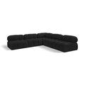  Manufacturer Color_Black -- Meridian Ames Fabric 5 pc Sectional IMAGE 1