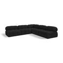  Manufacturer Color_Black -- Meridian Ames Fabric 5 pc Sectional IMAGE 1