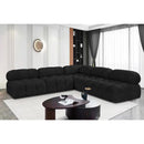  Manufacturer Color_Black -- Meridian Ames Fabric 5 pc Sectional IMAGE 2