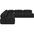  Manufacturer Color_Black -- Meridian Ames Fabric 5 pc Sectional IMAGE 7