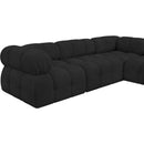  Manufacturer Color_Black -- Meridian Ames Fabric 5 pc Sectional IMAGE 11